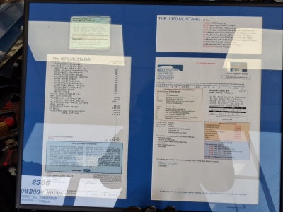 1970 Ford MUSTANG BOSS 302 VINYL