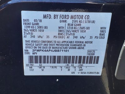 2018 Ford Edge Sport