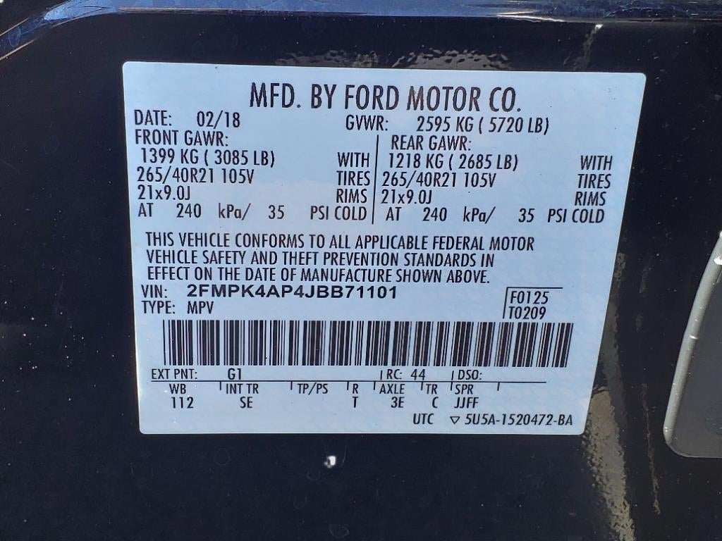 2018 Ford Edge Sport