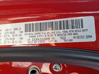 2018 RAM 2500 Tradesman