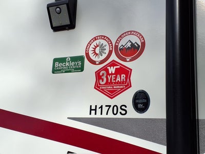 2021 Not SpecifiWinnebago H170S Hike Travel Trailer